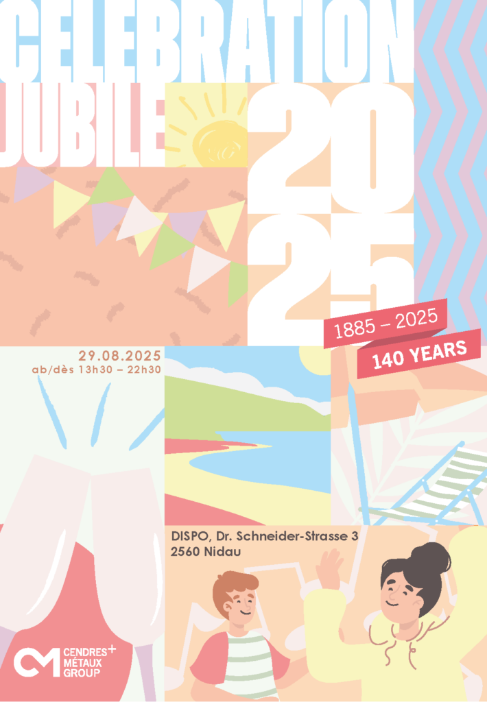 Flyers du jubilé pour CMSA